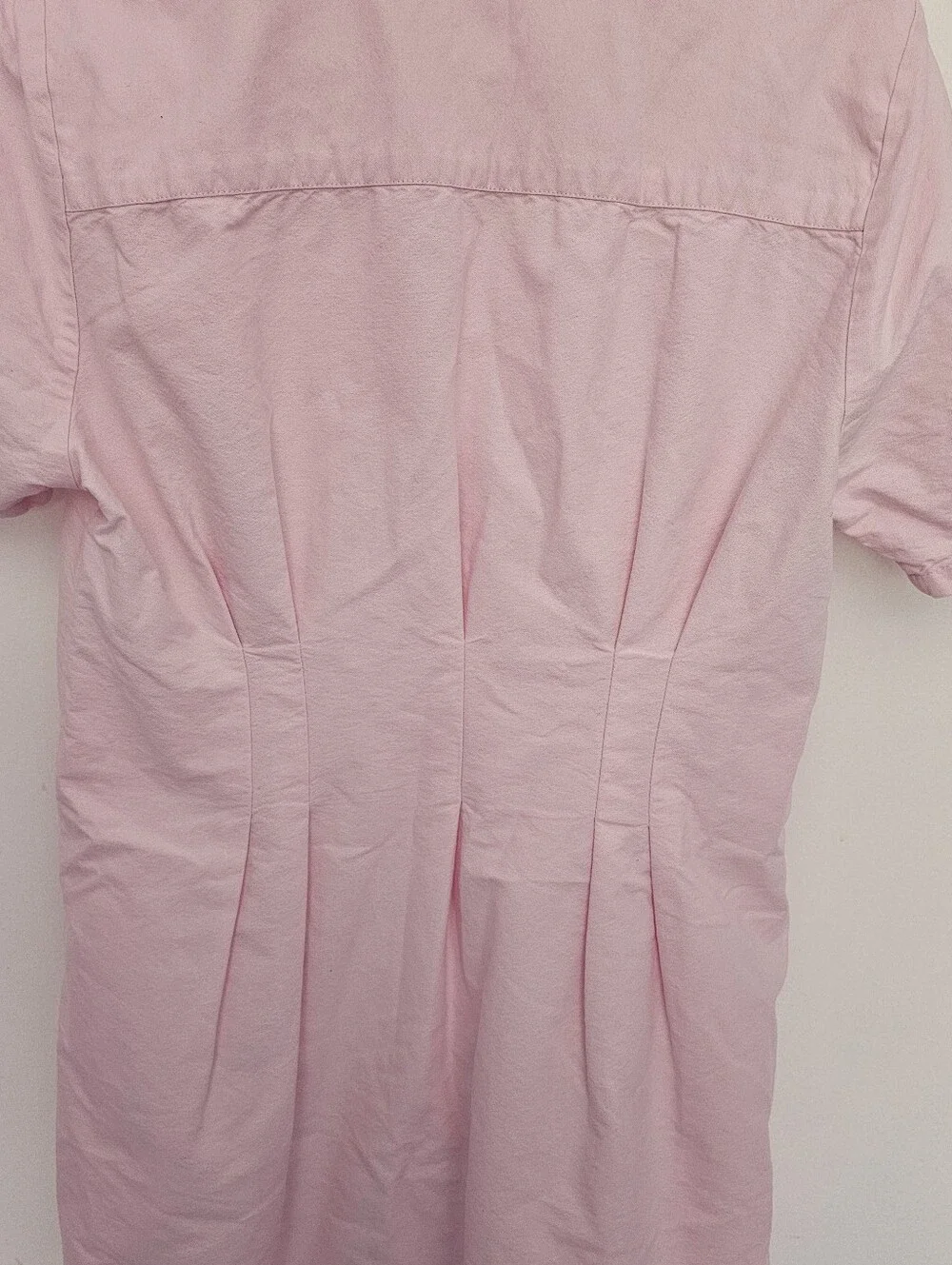 Simons Twik Pale Pink Casual Oxford shirt dress. Great summer dress. - Picture 8 of 11